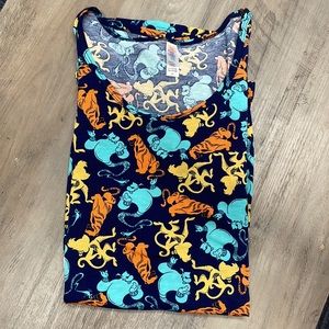 NWT LuLaRoe Disney Perfect T - Friends of Aladdin
